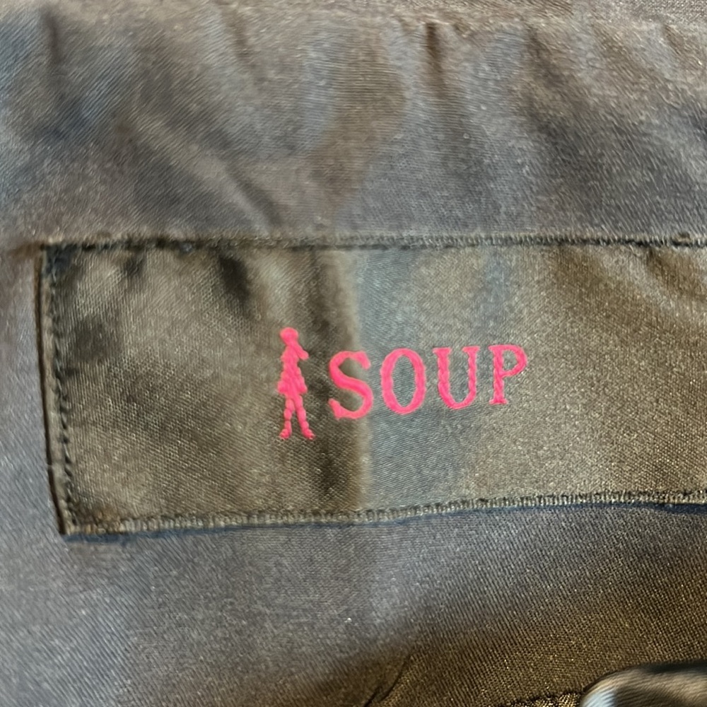 XSMALL/SMALL Trench coat. Gray like new. Fabric feels velvety. Exc condition - Picture 6 of 6